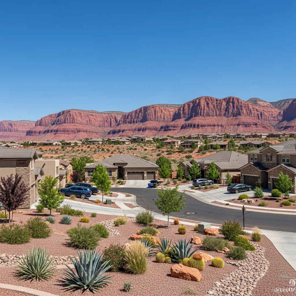 Southern Utah homes in St. George, Hurricane, and Cedar City served by High Desert Garage Door